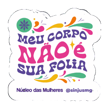 Carnaval 8M Sticker by SINJUS-MG