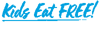 Kids Eat Free Sticker by Luna Grill