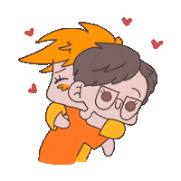In Love Hug Sticker