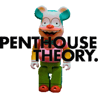 Bearbrick Sticker by Homeless Penthouse