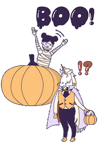 ThankViews halloween surprise scared spooky Sticker