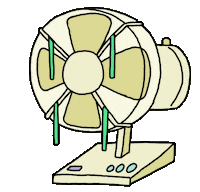 Yeti Ventilator Sticker by YK Animation Studio