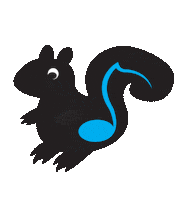 Happy Music Note Sticker by SoundSquirrel