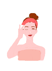 MD-Glowing beauty woman skincare pretty Sticker