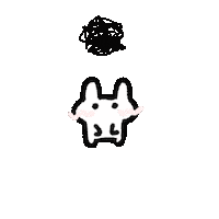 PAKYAU2022 rabbit 插畫 pakyau 柏丘插畫 Sticker