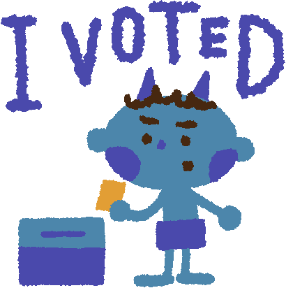 Illustration Voting Sticker
