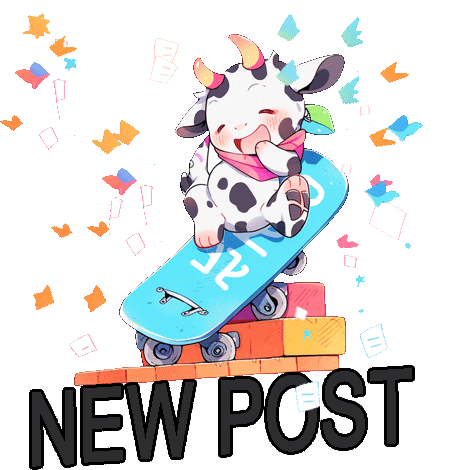 Happy New Post Sticker