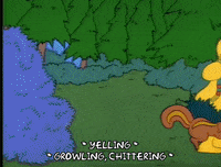 Attacking Season 4 GIF by The Simpsons