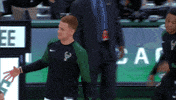 chicago bulls hug GIF by NBA