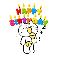 Feliz Cumple Happy Birthday Sticker by Mikitti