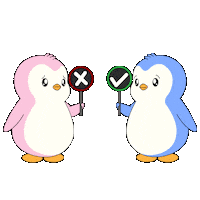 Yes Or No Please Sticker by Pudgy Penguins