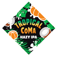Beer Coconut Sticker by Fat Lizard Brewing Co.