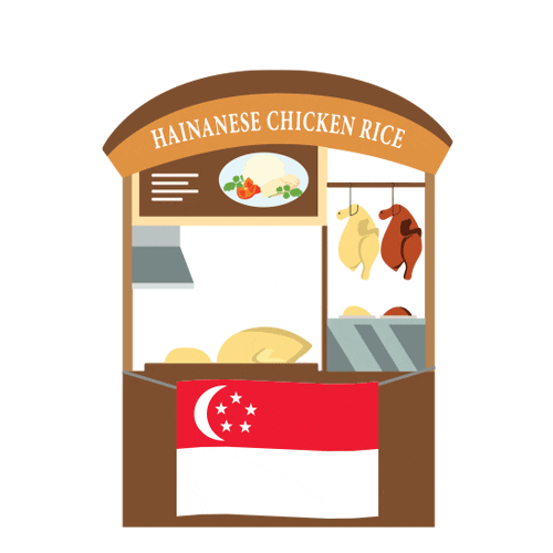 whyqsg giphyupload singapore national day hawker Sticker