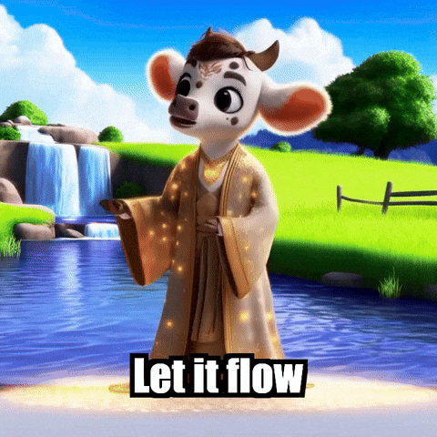 Wisdom Let It Flow GIF by Moosiahzen