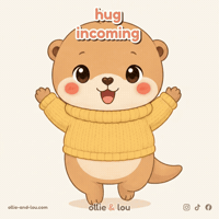 Hug For You Open Arms GIF by Ollie & Lou