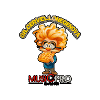 Cervellone Sticker by Mauro Andreoni