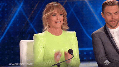 excited jennifer lopez GIF by NBC World Of Dance