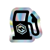 Gas Holo Sticker by HoneyGrove
