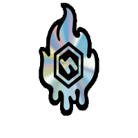 Fire Flame Sticker by HoneyGrove
