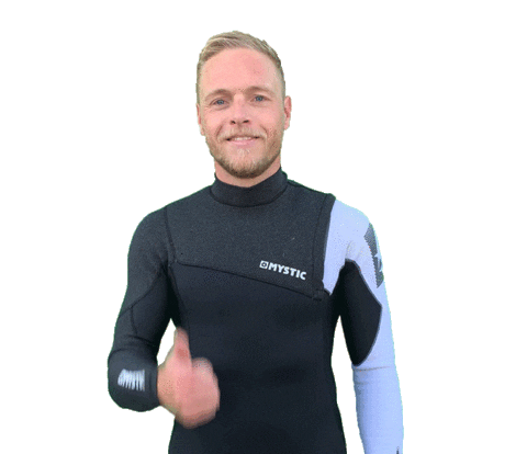 ruben lenten thumbs up Sticker by Mysticboarding