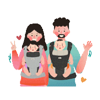 Family Love Sticker by Little Zen Baby