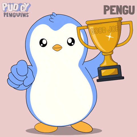 Well Done Win GIF by Pudgy Penguins