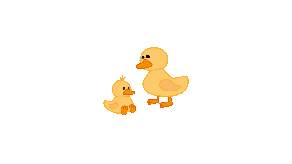 Duck Spring Kuiken Lente Eend Kuiken Allie The Ellie Sticker by Allie the Ellie