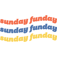 Happy Sunday Fun Sticker