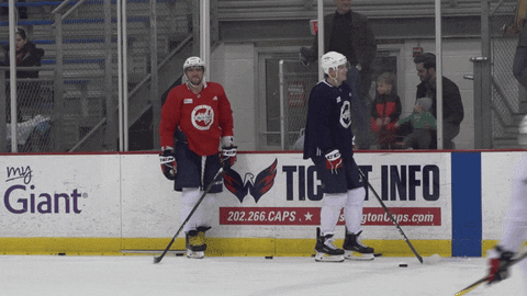 happy hockey GIF by Capitals