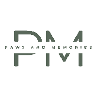 pawsandmemories pawsandmemories pawsandmemorieslogo groenlogopawsandmemories knipperendlogo Sticker