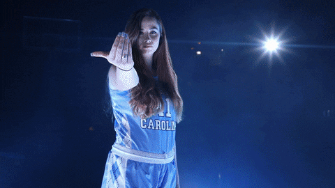 carolina basketball go heels GIF by UNC Tar Heels