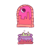 Halloween Loop Sticker by Francisco Negrello