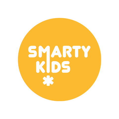 smartykidsmk logo kids yellow macedonia Sticker