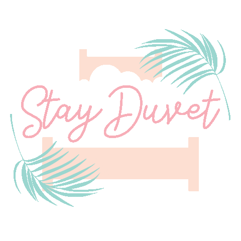 stayduvet bed tropical stay charleston Sticker