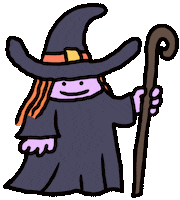 Magic Witch Sticker by Ruppert Tellac