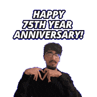 75Th Anniversary Sticker