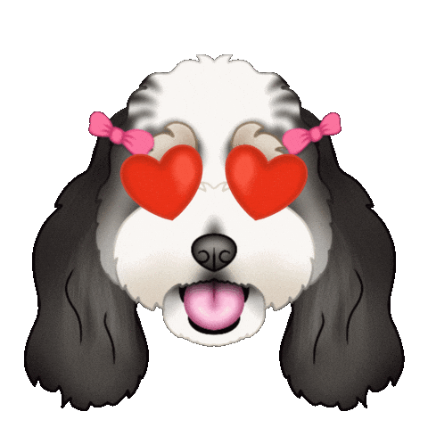 Little Rosie And Lily Cavoodle Sticker by zoopeez