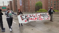 Activists Block Highway in New York Ahead of Disciplinary Trial for Officer in Eric Garner Case