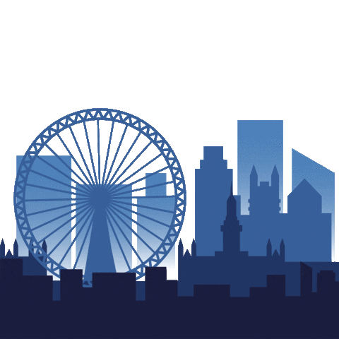 London Eye Skyline Sticker by Event Concept