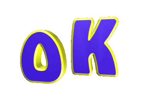 text ok Sticker