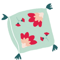 Pillow Martini Sticker by Luca Guelfi Company