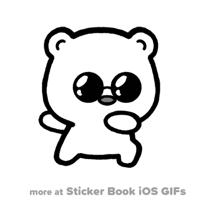 Polar Bear Dancing GIF by Sticker Book iOS GIFs