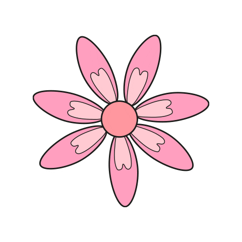 leelfactory giphyupload pink flower flowers Sticker