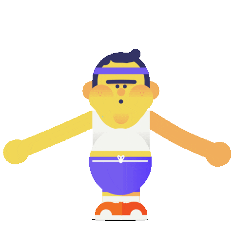 Dance Running Sticker