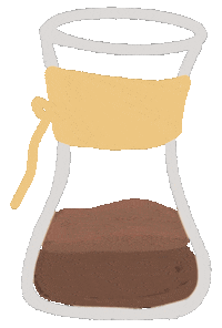 whitepencildesign coffee cafe cold brew barbsiegraphy Sticker