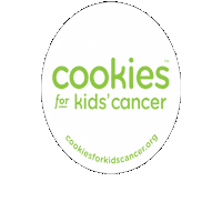 Sticker by Cookies for Kids' Cancer