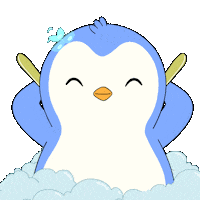 Bathing Hot Tub Sticker by Pudgy Penguins