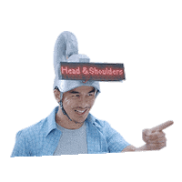 headandshouldersid joe shampoo hs menang Sticker