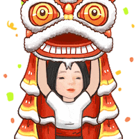 China Dance Sticker