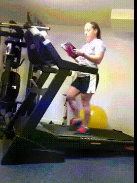 treadmill what a workout GIF